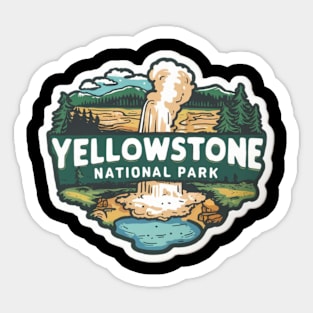 Yellowstone National Park Sticker